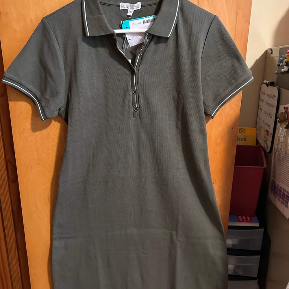 Nine Britton Olive Mini Dress